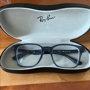 Ray-Ban Classic Slate (blue) Eyeglasses with Case